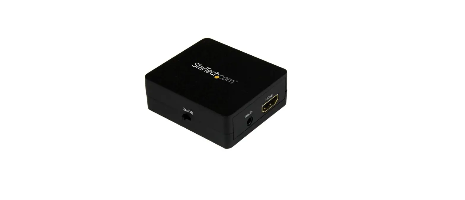 Startech.com Hd2a Hdmi Audio Extractor User Manual