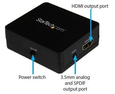 StarTech.com HD2A HDMI Audio Extractor-fig-2.