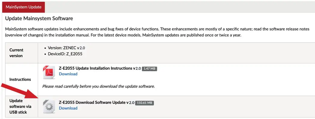 ZENEC Z E2055 Vehicle Specific infotainer Mainsystem - overview 1