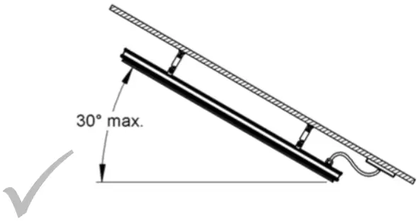 HEATSTRIP THH1800A Outdoor Radiant Heater - Correct Installation 2