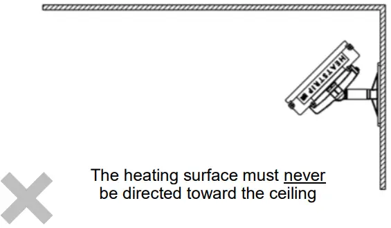 HEATSTRIP THH1800A Outdoor Radiant Heater - Incorrect Installation 3