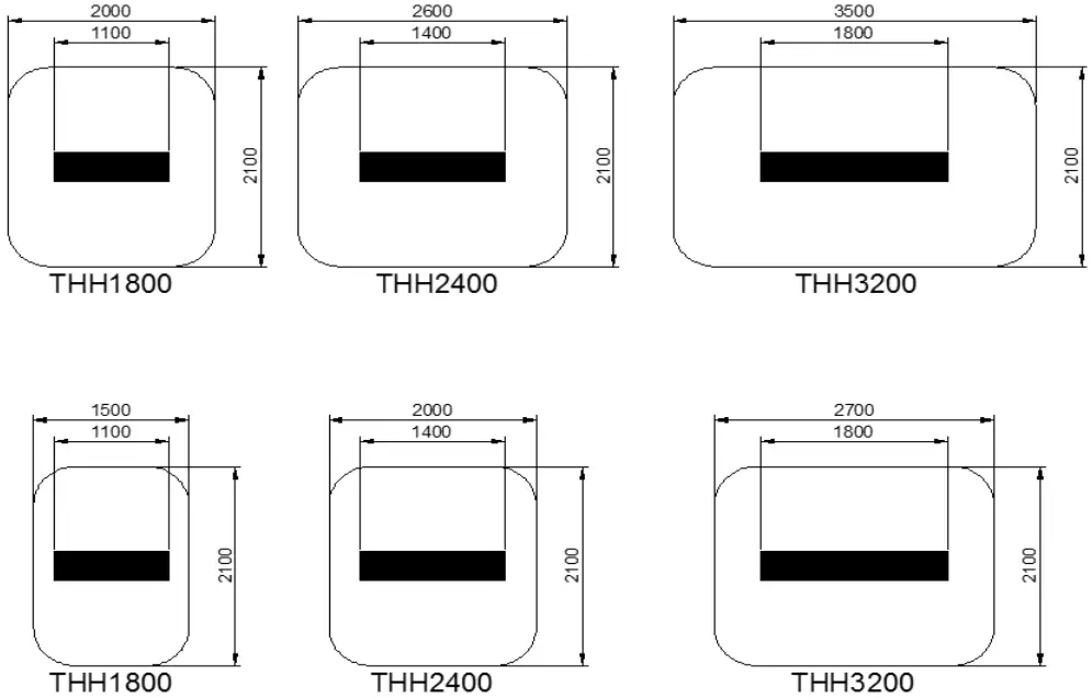 HEATSTRIP THH1800A Outdoor Radiant Heater - wall mounted installations