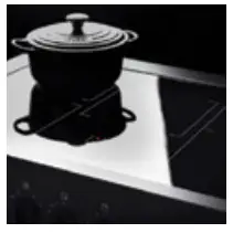Steel AQ9S 5FI NA C Ascot 90cm Nuvola with Chrome Trim Induction Freestanding Cooker - INDUCTION HOB