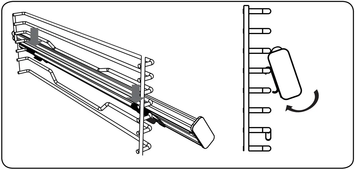 Telescopic rails