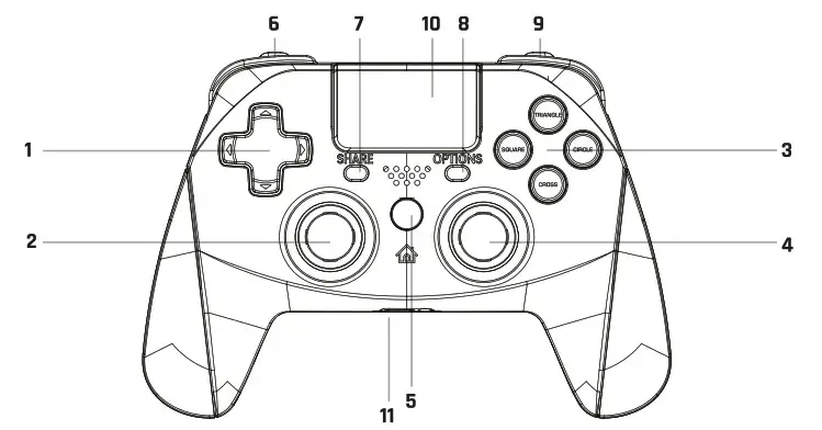 snakebyte SB909375 Game Pad 4 S Wireless - fig