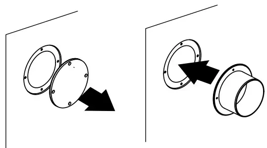 BLAUBERG Freshbox 110 Air Handling Unit - fix a spigot