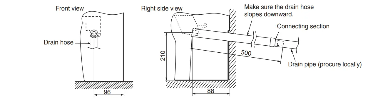 Installation of the indoor unit