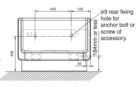 Fixing the indoor unit