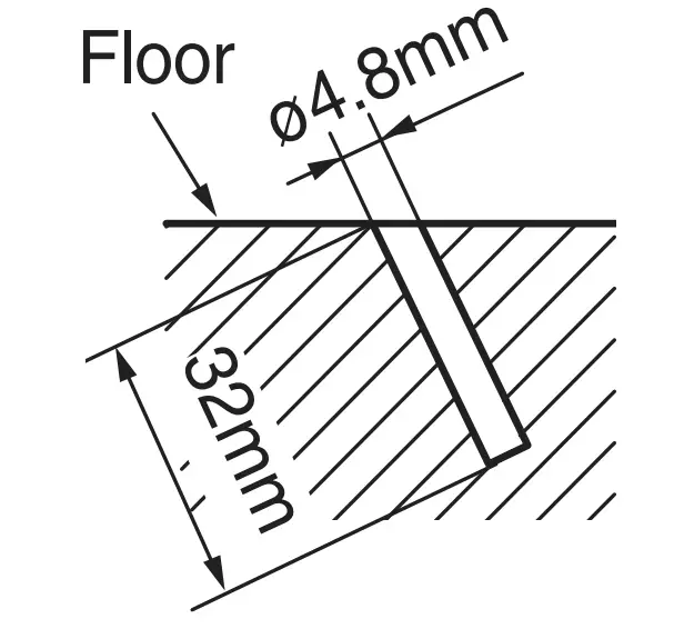 Fixing the indoor unit