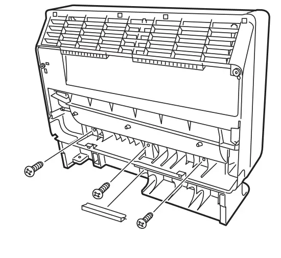 Fixing the indoor unit