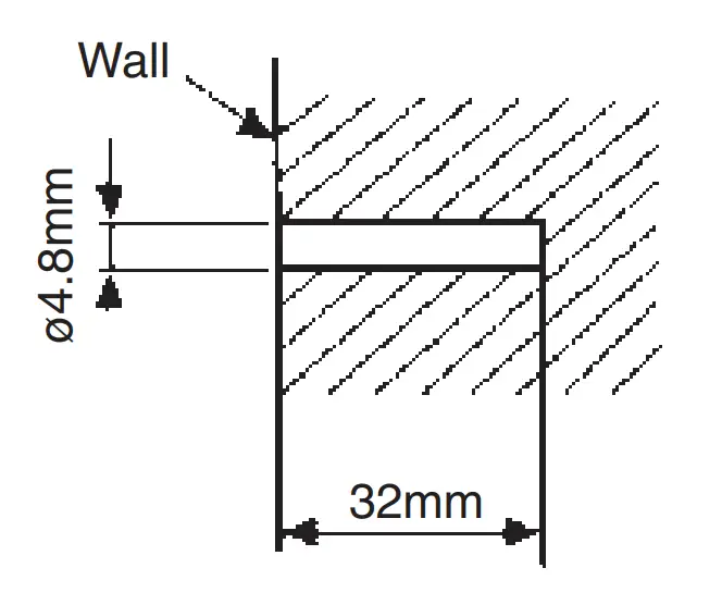 Fixing the indoor unit