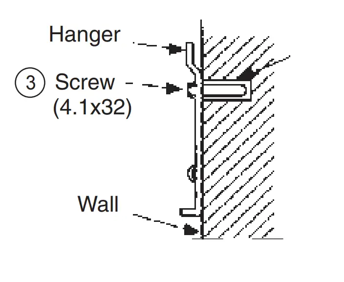 Fixing the indoor unit