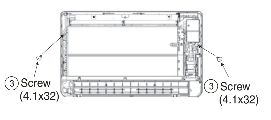 Fixing the indoor unit