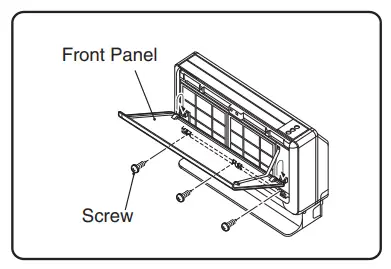 Removal and installation of front cover