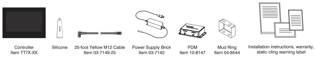 THERMASOL TT7-SVSQ Therma Touch 7 Control - Tools and Materials
