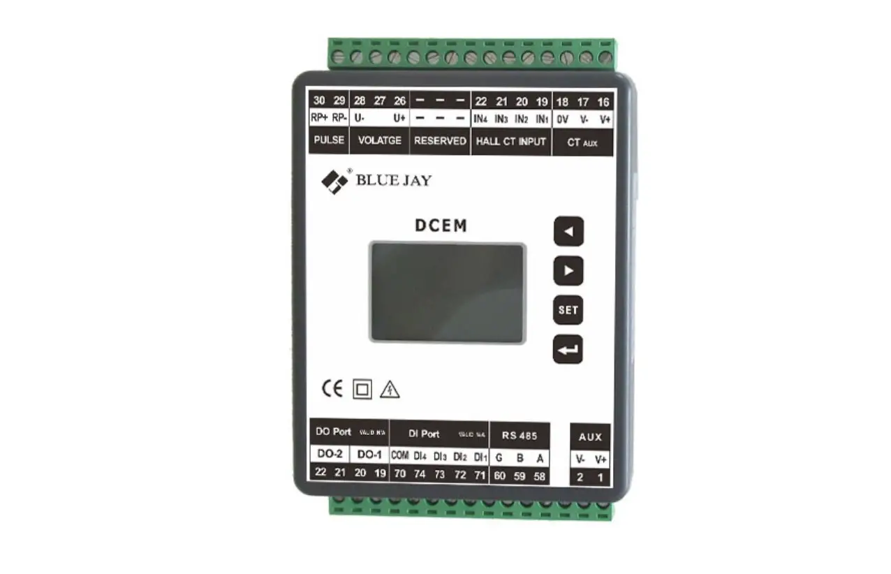 Blue Jay Dcem Multi Channel Dc Energy Meter User Manual