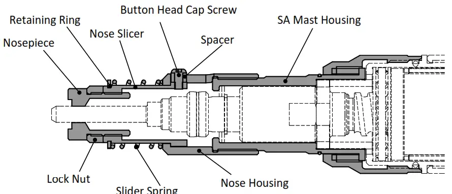 STANLEY NB08PT-18 Blind Nut Tool Battery Power Tool - Button