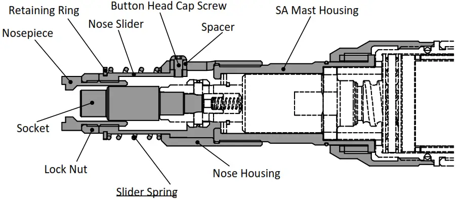 STANLEY NB08PT-18 Blind Nut Tool Battery Power Tool - Button1
