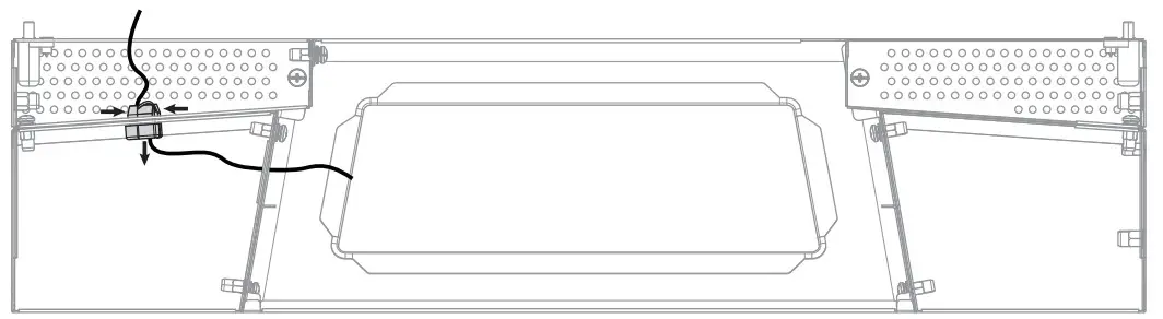 Char-Broil 463258622 Advantage Pro 4 Burner Gas Grill - cable strain relief