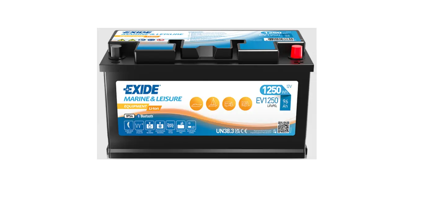 Exide Technologies Ev1250 Marine And Leisure Equipment Lithium-ion Batteries User Guide
