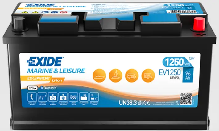 EXIDE TECHNOLOGIES EV1250 Marine and Leisure Equipment Lithium-Ion Batteries product