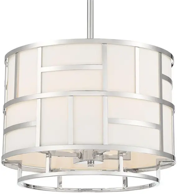 CRYSTORAMA DAN-400-PN Danielson Three Light Ceiling Mount