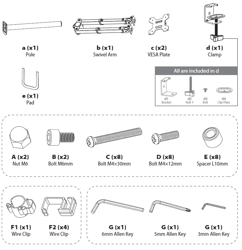 American-Express-MS-02N-US2.0-Dual-Monitor-Desk-Mount-FIG-4