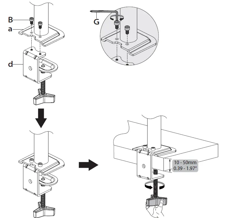American-Express-MS-02N-US2.0-Dual-Monitor-Desk-Mount-FIG-6