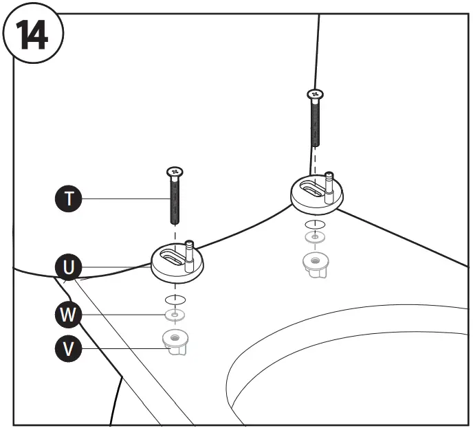 GERBER GTB20670 Wrightwood Two Piece Elongated Toilet - Thread seat bolts