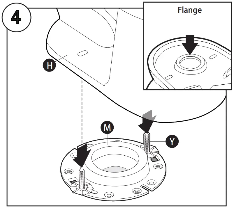 GERBER GTB20670 Wrightwood Two Piece Elongated Toilet - floor drain