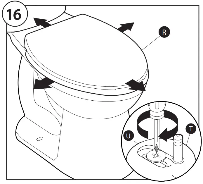 GERBER GTB20670 Wrightwood Two Piece Elongated Toilet - toilet seat