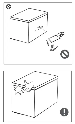 Qilive Q.6830 Convertible Chest Freezer - arbitrarily