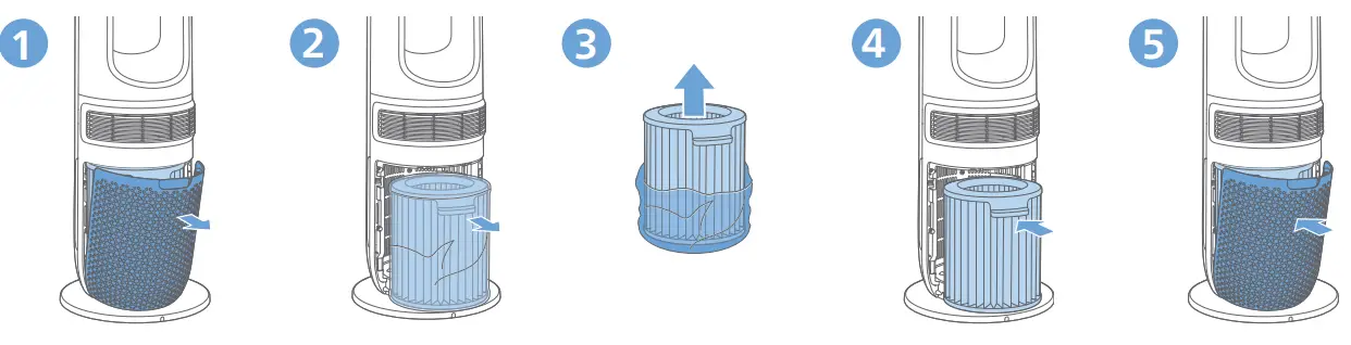 Installing the filter