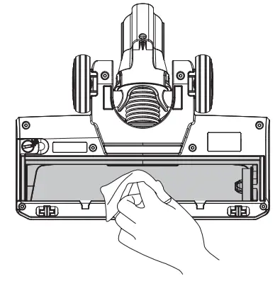 Tineco S10 SERIES Smart Vacuum Cleaner - brush window.