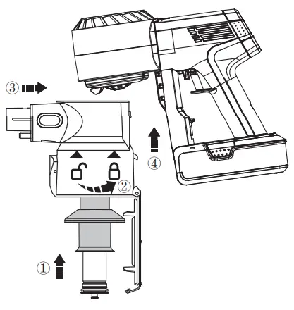 Tineco S10 SERIES Smart Vacuum Cleaner - insert the clean