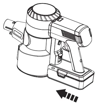 Tineco S10 SERIES Smart Vacuum Cleaner - into the slot