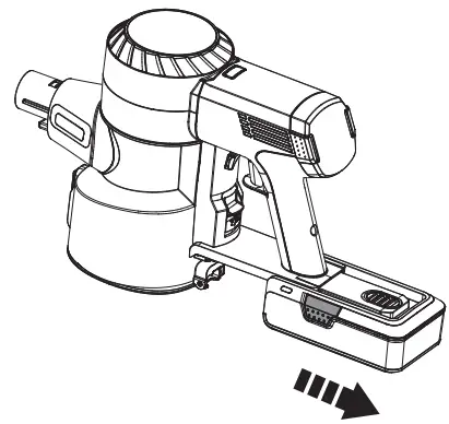 Tineco S10 SERIES Smart Vacuum Cleaner - release button1