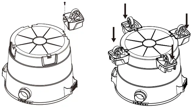 PORTER CABLE PCX18604P-10A Wet or Dry Shop Vacuum Cleaner - Fig1