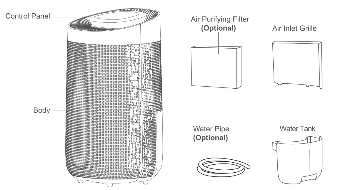 COSMO Household Compression Dehumidifier - Overview