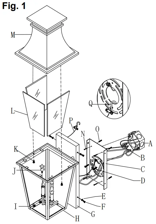 MINKA LAVERY 7993 66, 7994 66 Gloucester 4 Light Outdoor Wall Sconce - Discription