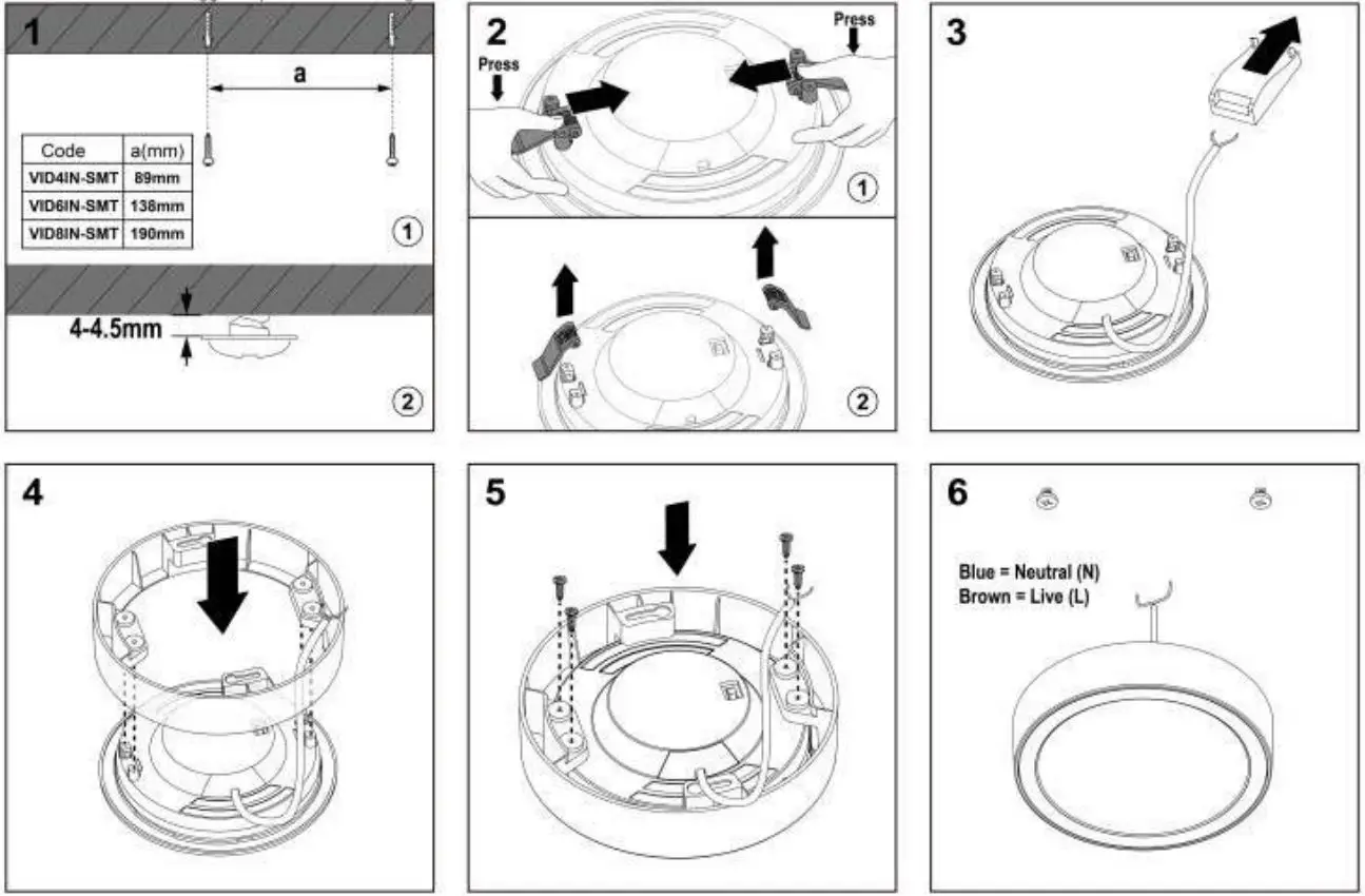 kosnic-vida-led-panel-downlight-with-surface-mount-frame-options-FIG-3
