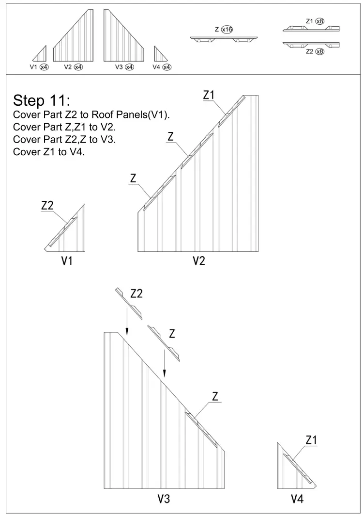 domi outdoor living LGMF8221 Hardtop Gazebo Wood Looking with Drainage Gutters - Fig 14
