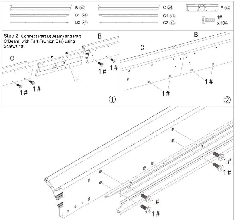 domi outdoor living LGMF8221 Hardtop Gazebo Wood Looking with Drainage Gutters - Fig 5