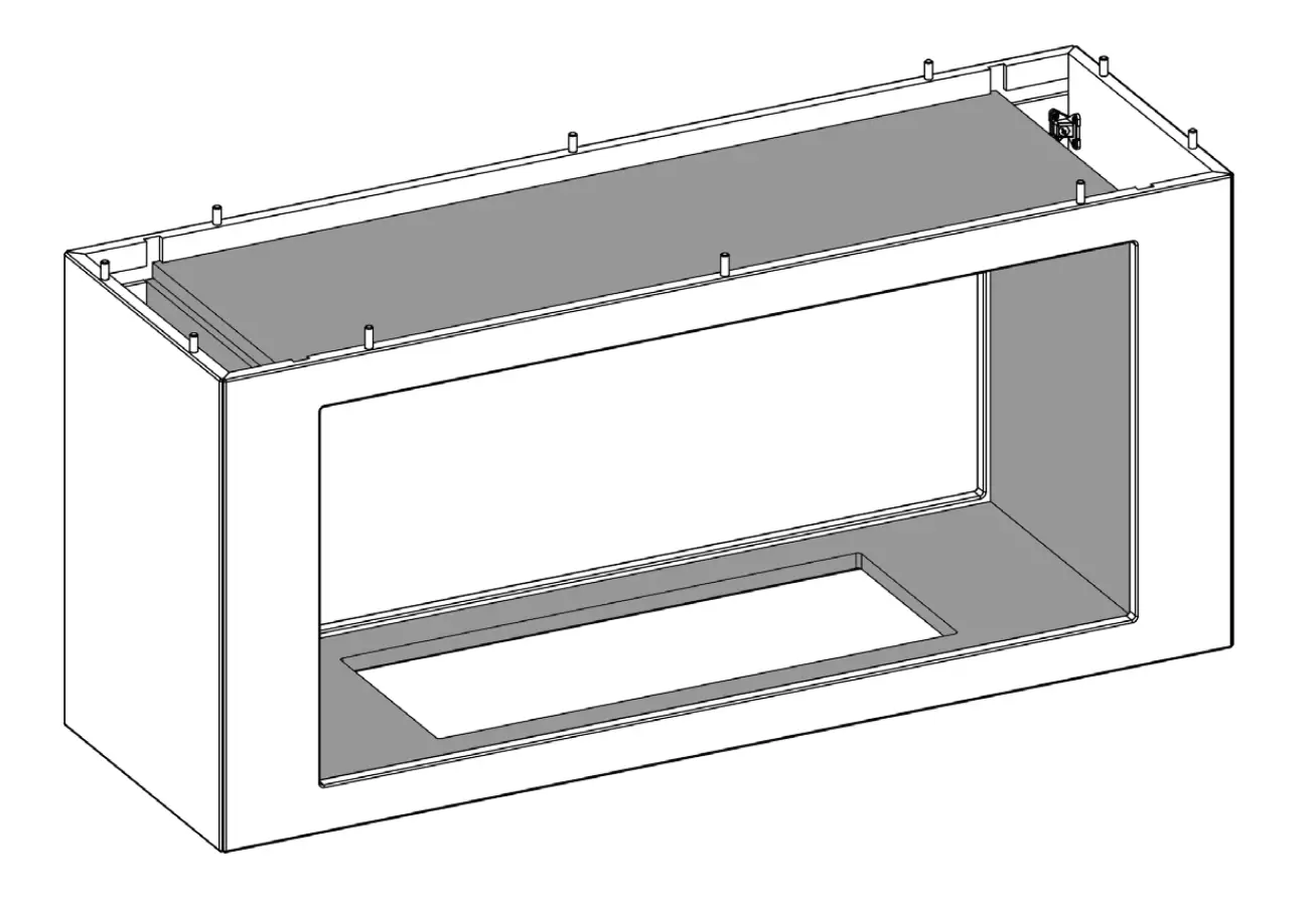 XARALYN AMBIANCE FP PLINT Modern Fireplace