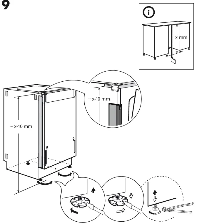 IKEA 504.754.25 HYGIENISK Integrated Dishwasher 12