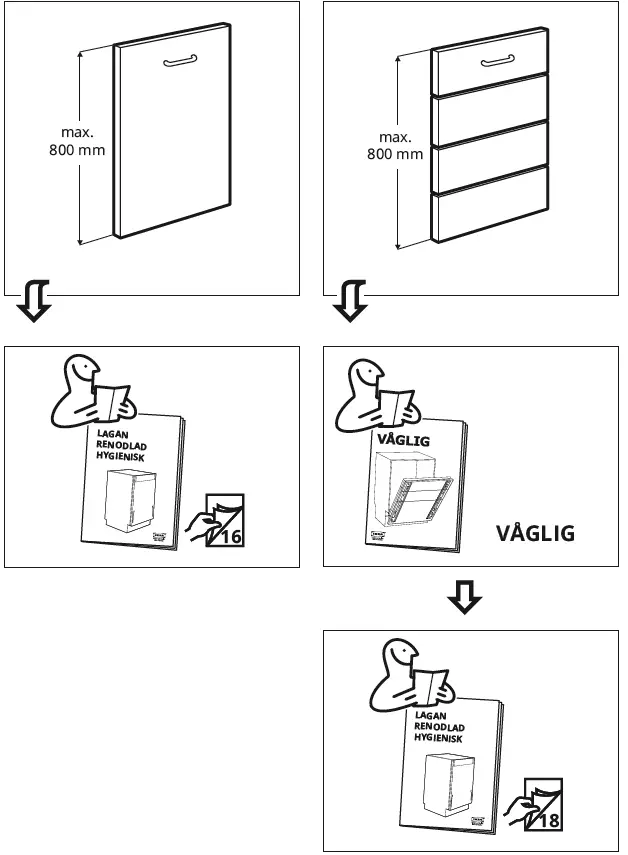 IKEA 504.754.25 HYGIENISK Integrated Dishwasher 16