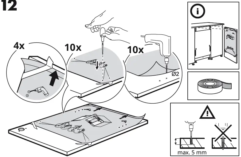 IKEA 504.754.25 HYGIENISK Integrated Dishwasher 18