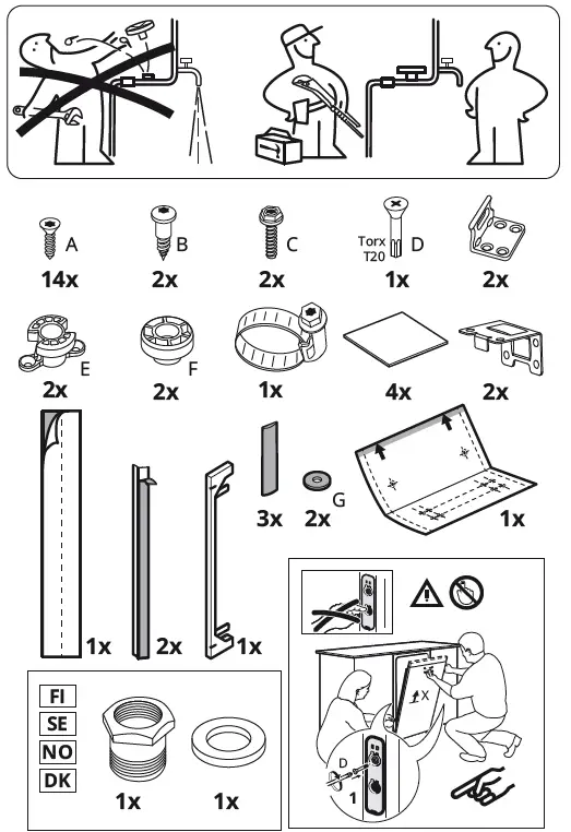 IKEA 504.754.25 HYGIENISK Integrated Dishwasher 2