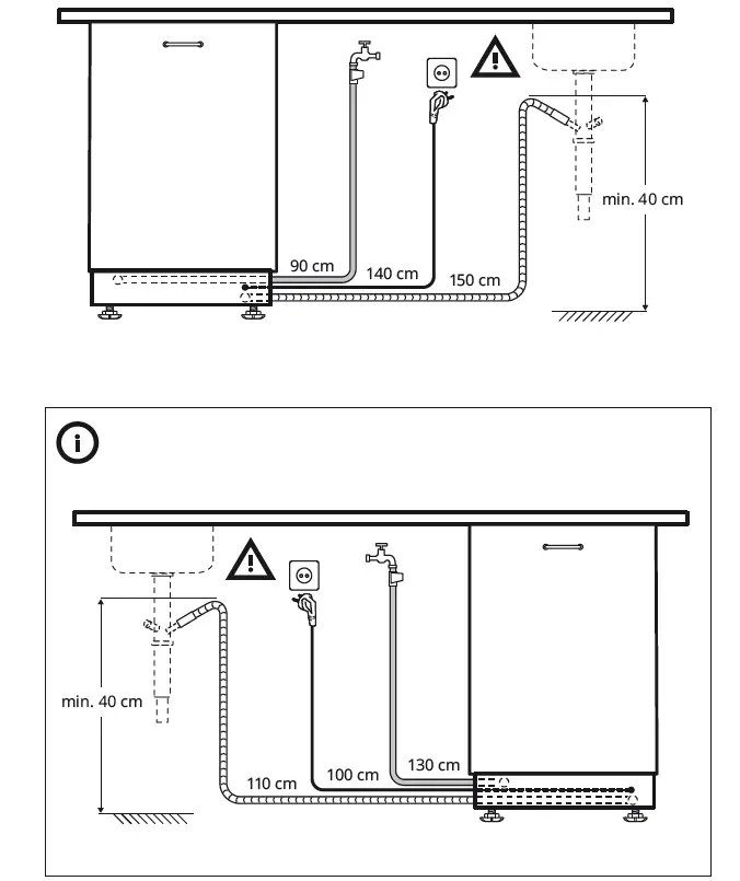 IKEA 504.754.25 HYGIENISK Integrated Dishwasher 30