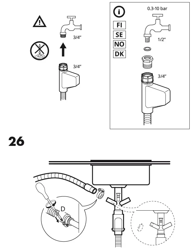 IKEA 504.754.25 HYGIENISK Integrated Dishwasher 31